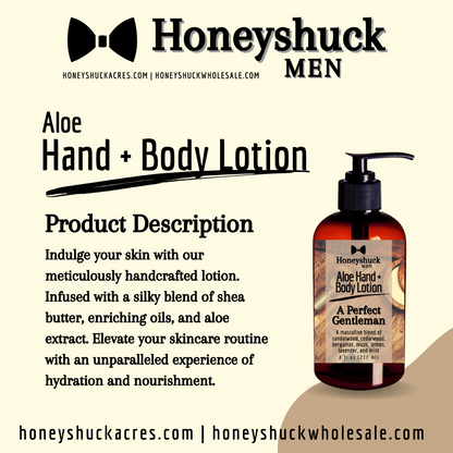 Men's Hand + Body Lotion | Writer | Choice of Size | Vegan