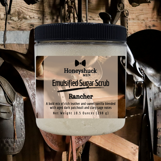 Men's Sugar Body Scrubs | Rancher | Choice of Size