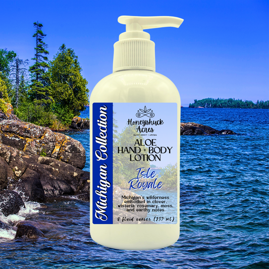 Michigan Hand + Body Lotion | Isle Royale Inspired Scent | Choice of Size