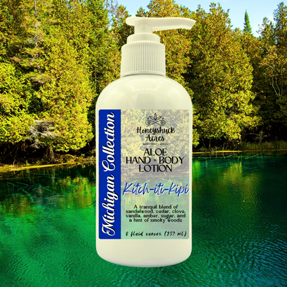 Michigan Hand + Body Lotion | Kitch-iti-kipi Inspired Scent | Choice of Size