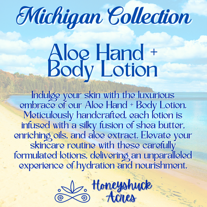 Michigan Hand + Body Lotion | Pictured Rocks Inspired Scent | Choice of Size
