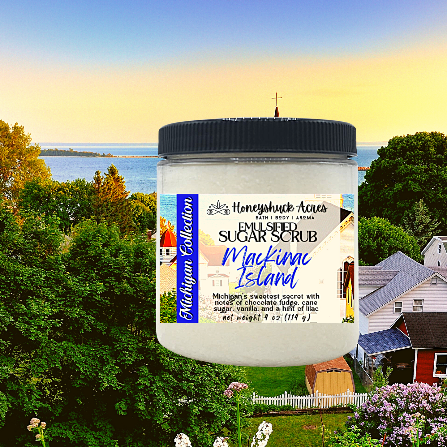 Michigan Sugar Body Scrub | Mackinac Island Inspired Scent | Choice of Size