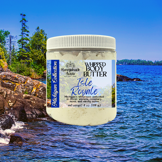 Michigan Whipped Body Butter | Isle Royale Inspired Scent | Choice of Size