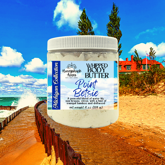 Michigan Whipped Body Butter | Point Betsie Inspired Scent | Choice of Size