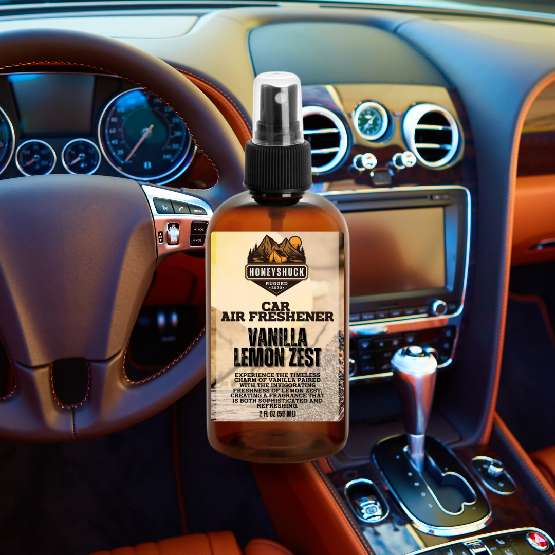 Rugged Car Air Freshener Spray | 2 fl oz | Choice of Scent