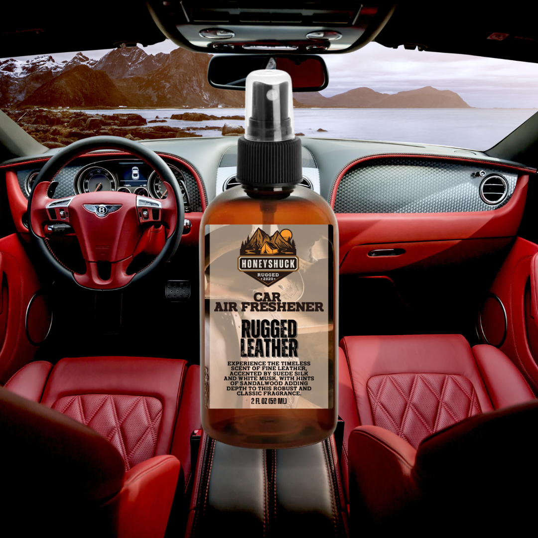 Rugged Car Air Freshener Spray | 2 fl oz | Choice of Scent