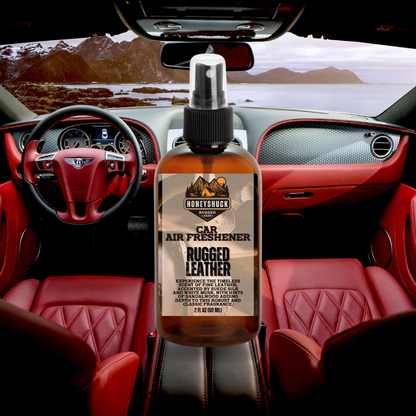 Rugged Car Air Freshener Spray | 2 fl oz | Choice of Scent